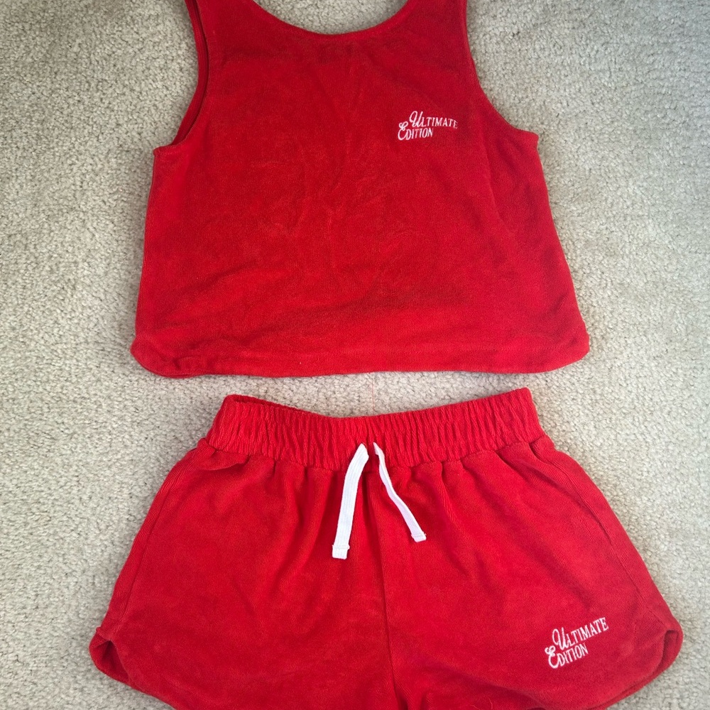 Zara Kids Red Matching Set